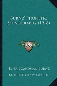 Burnz' Phonetic Stenography (1918)