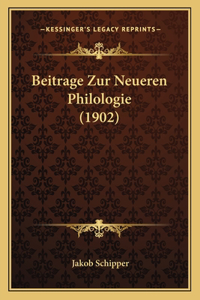 Beitrage Zur Neueren Philologie (1902)
