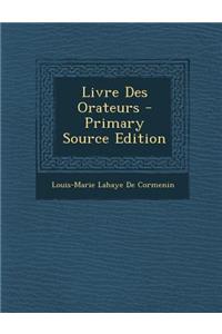 Livre Des Orateurs