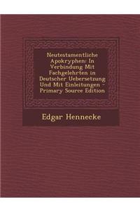 Neutestamentliche Apokryphen