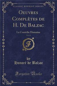 Oeuvres Complètes de H. de Balzac, Vol. 13