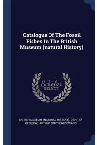 Catalogue Of The Fossil Fishes In The British Museum (natural History)