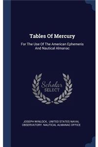 Tables Of Mercury