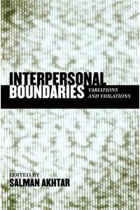 Interpersonal Boundaries