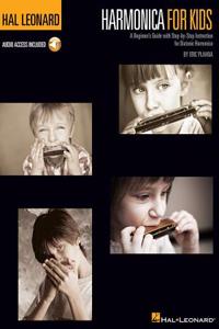 Harmonica for Kids - A Beginner's Guide with Step-By-Step Instruction for Diatonic Harmonica (Book/Online Audio)