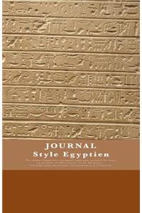 Journal Style Egyptien