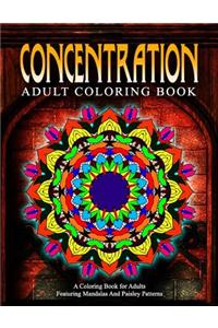 CONCENTRATION ADULT COLORING BOOKS - Vol.13