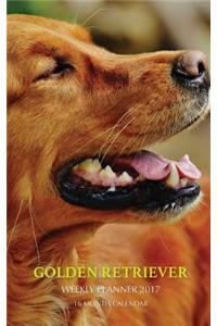 Golden Retriever Weekly Planner 2017