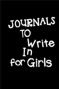 Journals To Write In For Girls