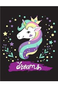 Dream (Journal, Diary, Notebook for Unicorn Lover)