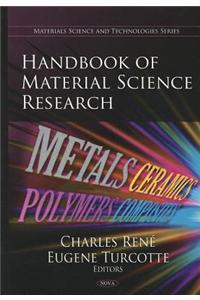 Handbook of Material Science Research