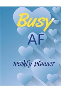 Busy AF Weekly Planner