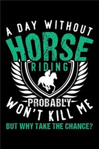 A Day Without Horse Riding Why Take the Chance