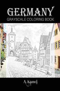 Germany Grayscale Coloring Book