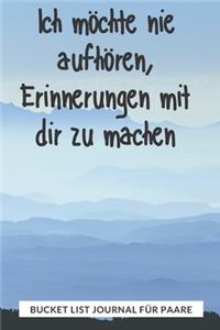 Bucket List Journal für Paare