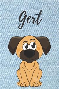 personalisiertes Notizbuch Hunde / Malbuch / Kritzelbuch / Tagebuch / Notizheft / Journal / DIN A5 / Geschenke Gert