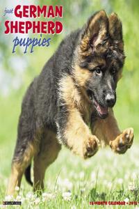 Just German Shepherd Puppies 2018 Wall Calendar (Dog Breed Calendar)