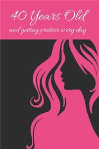 40 Years Old and Getting Prettier Every Day