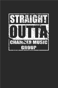 Straight Outta Chamber Music Group 120 Page Notebook Lined Journal