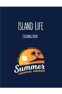 Island Life Coloring Book