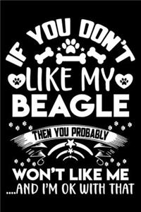 If you don't like my Beagle I'm OK with that