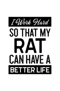 I Work Hard So That My Rat Can Have a Better Life