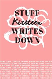 Stuff Kirsteen Writes Down