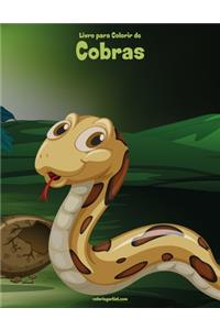 Livro para Colorir de Cobras