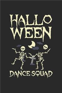 Halloween dance group skeleton