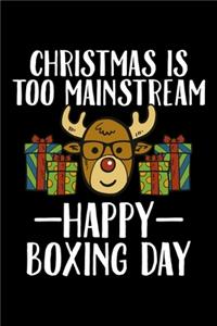 Christmas Is Too Mainstream Happy Boxing Day