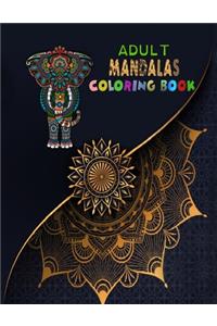 Adult Mandalas Coloring Book