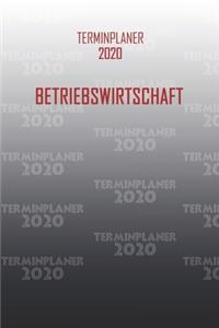 Terminplaner 2020 Betriebswirtschaft