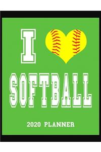 I Love Softball 2020 Planner