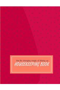 Housekeeping Book: Household Planner, Daily Routine Planner, Cleaning and Organizing Your House Large Size 8.5
