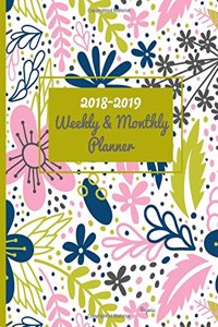 Begonia 2018 - 2019 Weekly & Monthly Planner