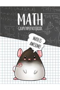 Math Graph Paper Notebook