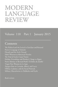 Modern Language Review (110