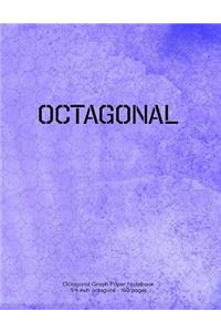 Octagonal Graph Paper Notebook 1/4 inch octagons 160 pages