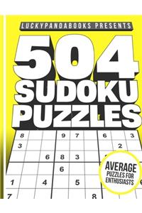 504 SUDOKU Puzzles MEDIUM