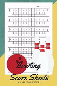 Bowling Score Sheets