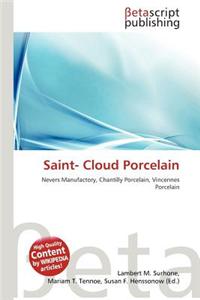 Saint- Cloud Porcelain