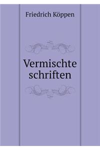 Vermischte Schriften