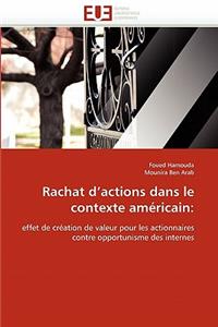 Rachat D Actions Dans Le Contexte Américain