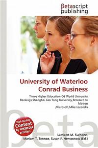 University of Waterloo Conrad Business