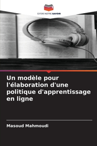 modèle pour l'élaboration d'une politique d'apprentissage en ligne