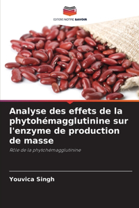 Analyse des effets de la phytohémagglutinine sur l'enzyme de production de masse