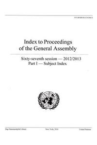 Index to Proceedings of the General Assembly