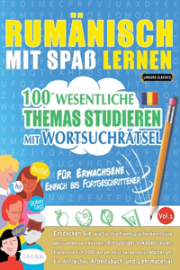 Rumänisch Mit Spaß Lernen - Für Erwachsene