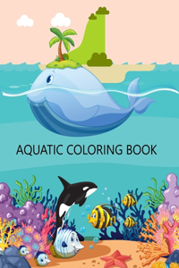 Aquatic Coloring Book