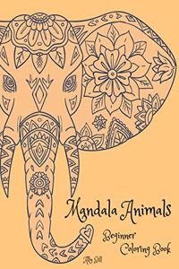 Mandala Animals Beginner Coloring Book